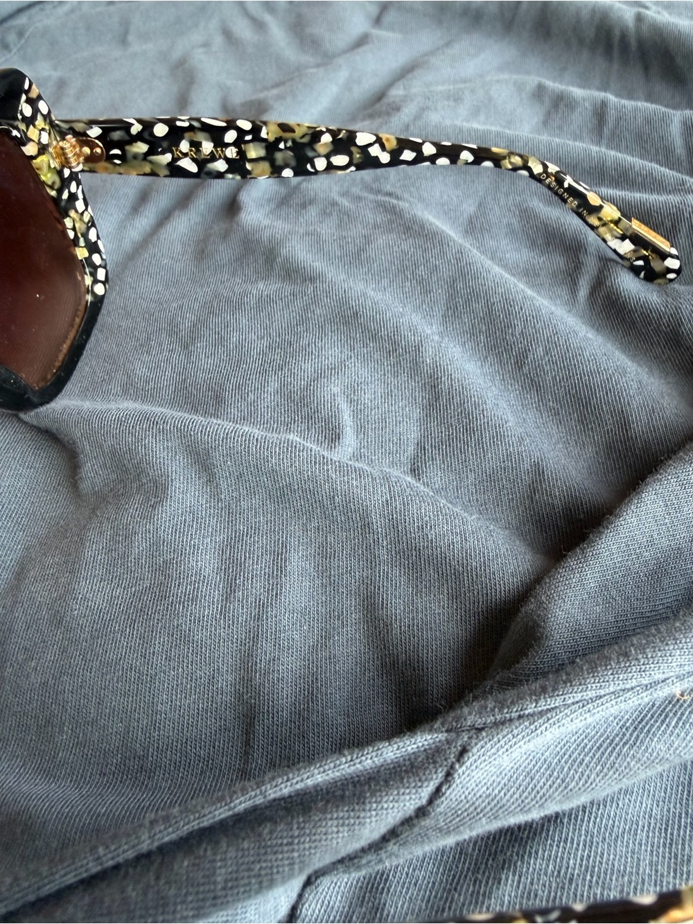 Krewe Felicity oversized black acetate sunglasses - slightly scratched lens - Picture 12 of 13